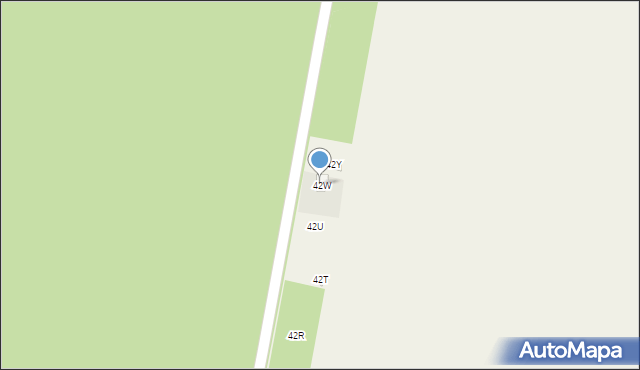 Mniszek, Mniszek, 42W, mapa Mniszek