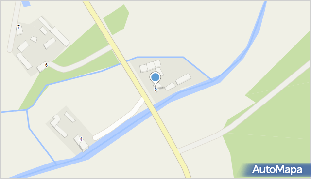 Mniszek, Mniszek, 5, mapa Mniszek