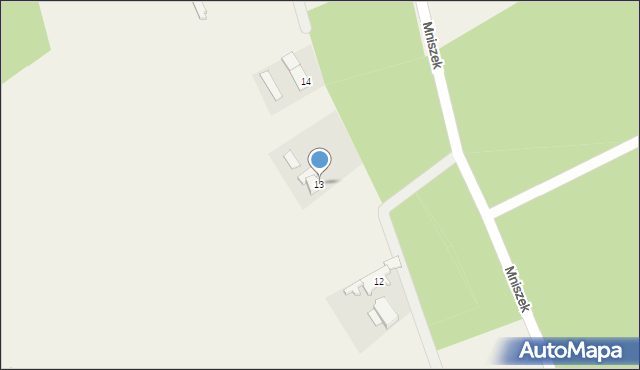 Mniszek, Mniszek, 13, mapa Mniszek