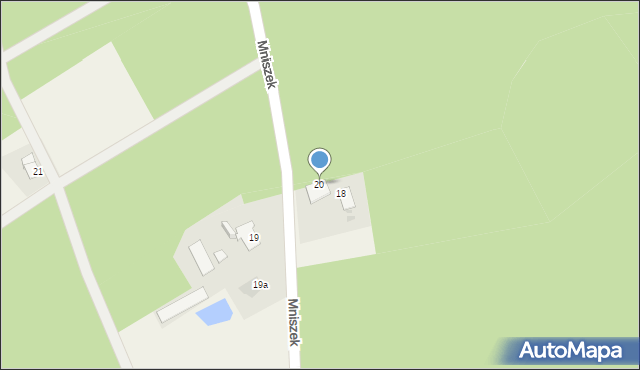 Mniszek, Mniszek, 20, mapa Mniszek