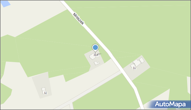 Mniszek, Mniszek, 31A, mapa Mniszek