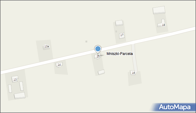 Mniszki, Mniszki, 15, mapa Mniszki