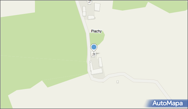 Mniszki, Mniszki, 26, mapa Mniszki