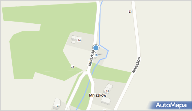 Mniszków, Mniszków, 16, mapa Mniszków