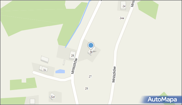 Mniszków, Mniszków, 26, mapa Mniszków