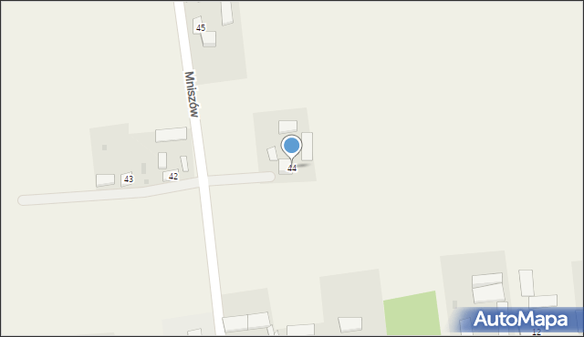 Mniszów, Mniszów, 44, mapa Mniszów