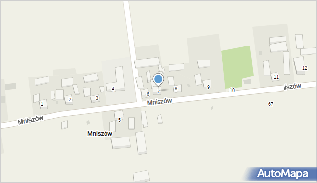 Mniszów, Mniszów, 7, mapa Mniszów