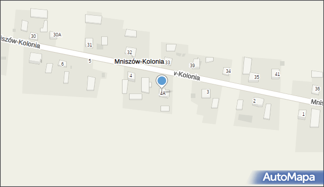 Mniszów-Kolonia, Mniszów-Kolonia, 4A, mapa Mniszów-Kolonia