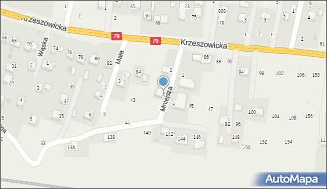 Wola Filipowska, Mniejsza, 4, mapa Wola Filipowska