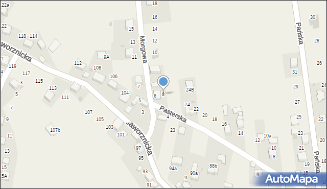 Balin, Morgowa, 8, mapa Balin