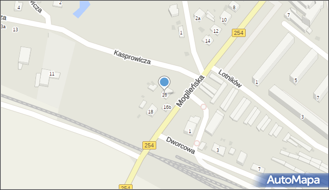 Barcin, Mogileńska, 16, mapa Barcin