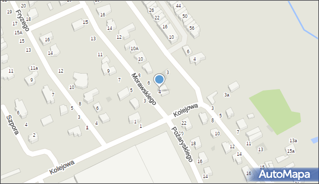 Bełchatów, Morawskiego Adolfa Jana, 4, mapa Bełchatów