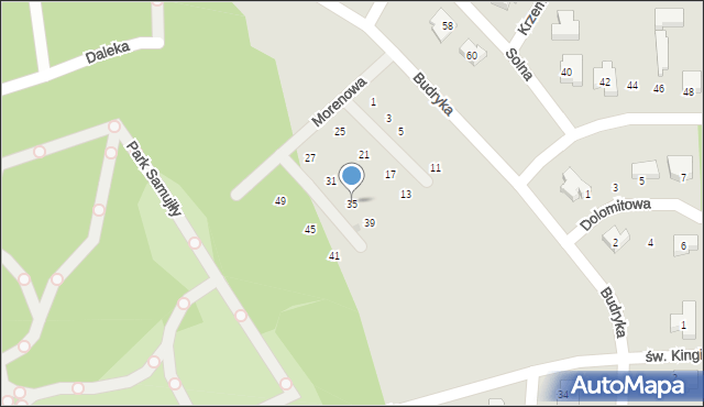 Bełchatów, Morenowa, 35, mapa Bełchatów