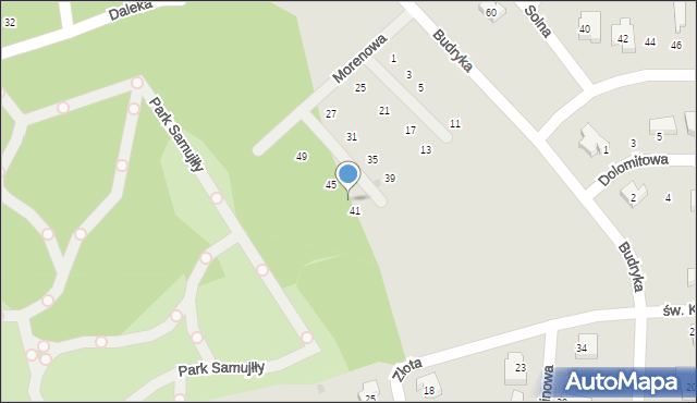 Bełchatów, Morenowa, 43, mapa Bełchatów