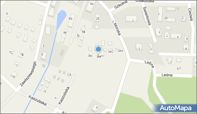 Białogóra, Morska, 3ba, mapa Białogóra