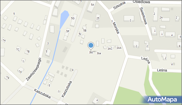 Białogóra, Morska, 3bc, mapa Białogóra