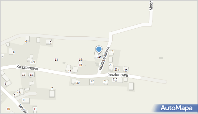 Biały Kościół, Modrzewiowa, 245, mapa Biały Kościół