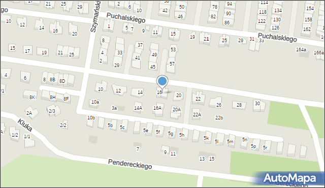 Białystok, Mościckiego Ignacego, 18, mapa Białegostoku