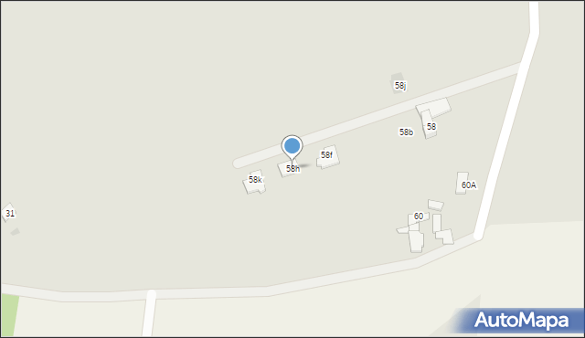 Błonie, Mokra, 58h, mapa Błonie