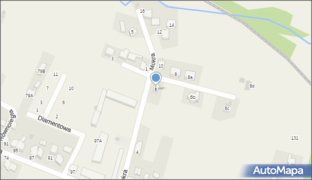 Bojszowy, Mokra, 6, mapa Bojszowy