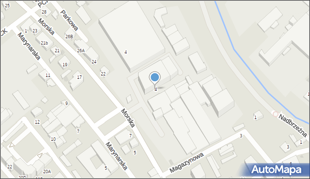 Braniewo, Morska, 4, mapa Braniewo