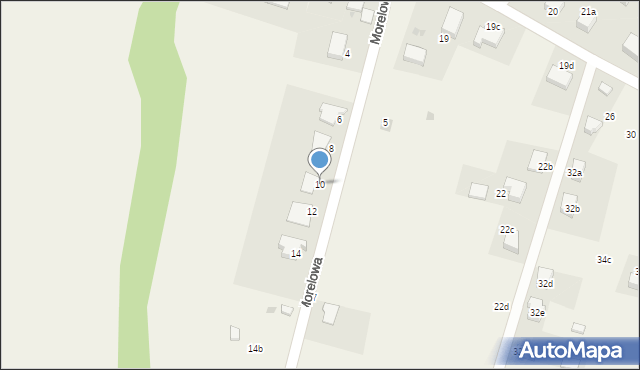 Brochocin, Morelowa, 10, mapa Brochocin