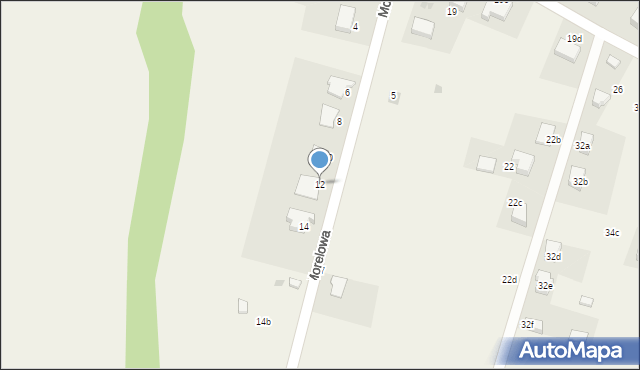 Brochocin, Morelowa, 12, mapa Brochocin