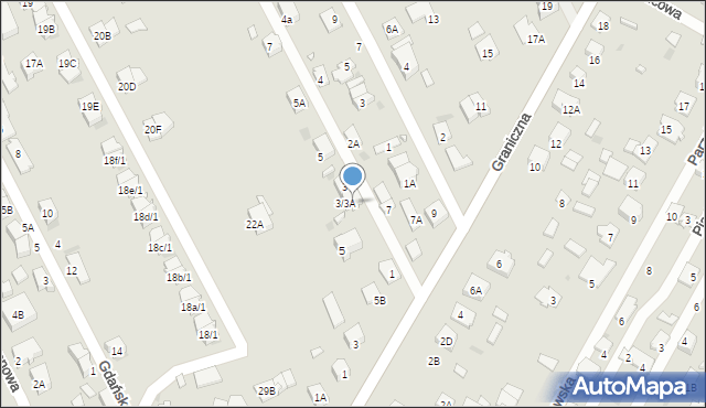 Brwinów, Modrzewiowa, 3a, mapa Brwinów