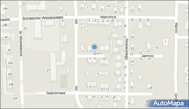 Busko-Zdrój, Moniuszki Stanisława, 5, mapa Busko-Zdrój