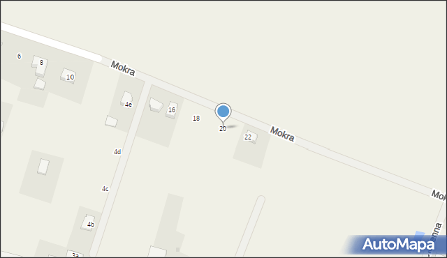 Bystre, Mokra, 20, mapa Bystre