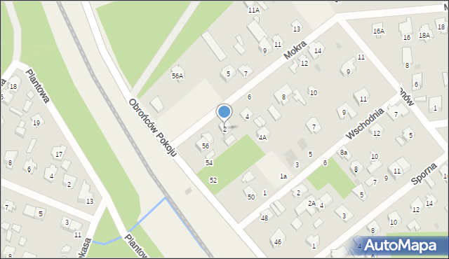 Celestynów, Mokra, 2, mapa Celestynów