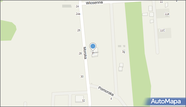 Chłopy, Morska, 37, mapa Chłopy