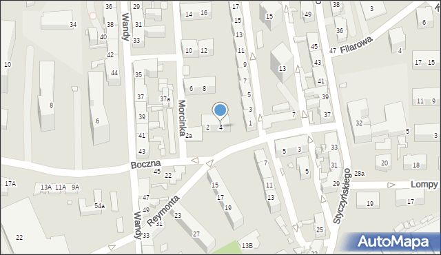 Chorzów, Morcinka Gustawa, 4, mapa Chorzów