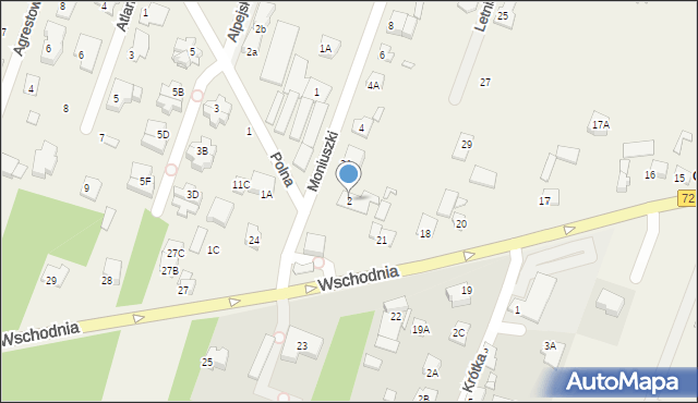 Chyliczki, Moniuszki Stanisława, 2, mapa Chyliczki