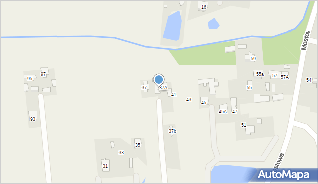 Cisie, Mostowa, 39, mapa Cisie