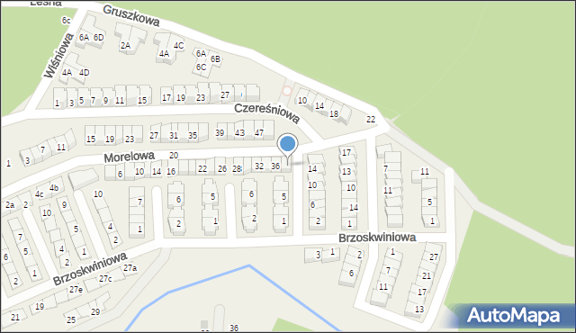 Czapury, Morelowa, 38, mapa Czapury