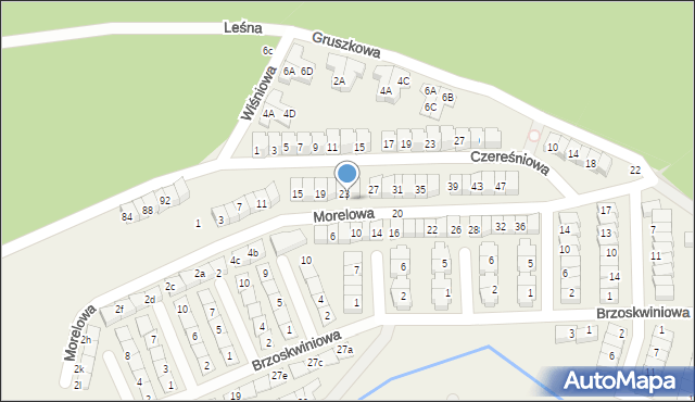 Czapury, Morelowa, 4, mapa Czapury