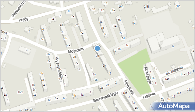 Czerwionka-Leszczyny, Morcinka Gustawa, 2d, mapa Czerwionka-Leszczyny