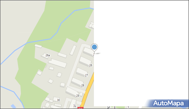 Człopa, Moniuszki Stanisława, 25, mapa Człopa