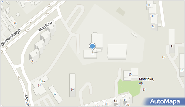 Dąbrowa Górnicza, Morcinka Gustawa, 4, mapa Dąbrowa Górnicza