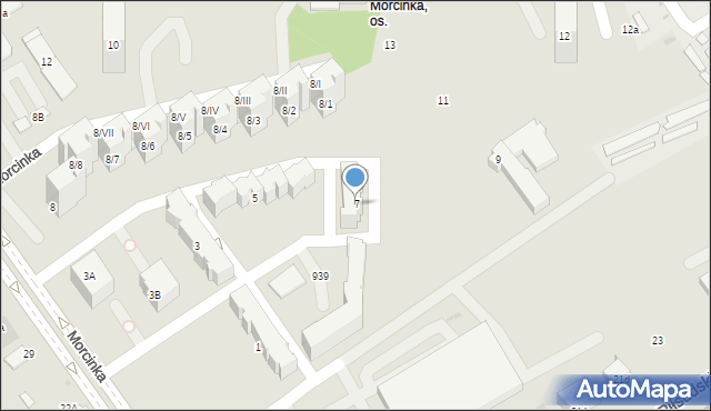 Dąbrowa Górnicza, Morcinka Gustawa, 7, mapa Dąbrowa Górnicza