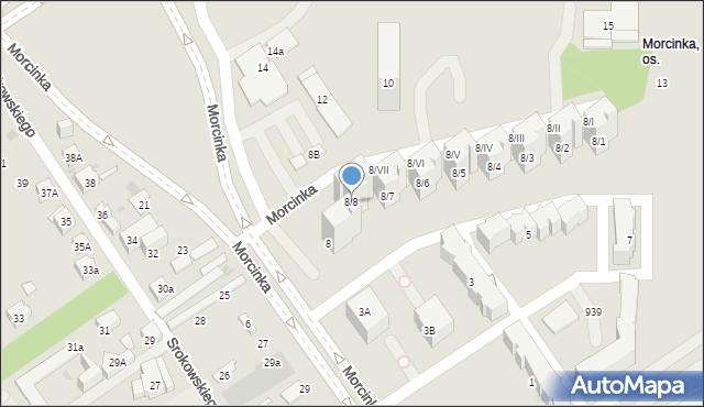 Dąbrowa Górnicza, Morcinka Gustawa, 8/8, mapa Dąbrowa Górnicza