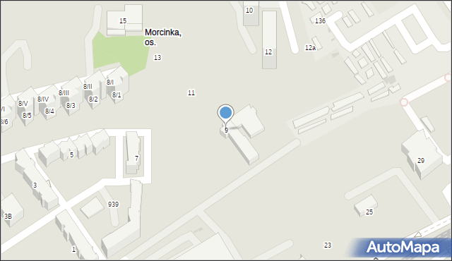 Dąbrowa Górnicza, Morcinka Gustawa, 9, mapa Dąbrowa Górnicza