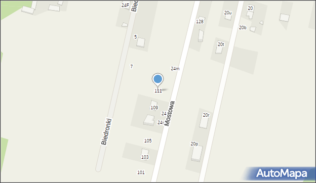 Desno, Mostowa, 111, mapa Desno