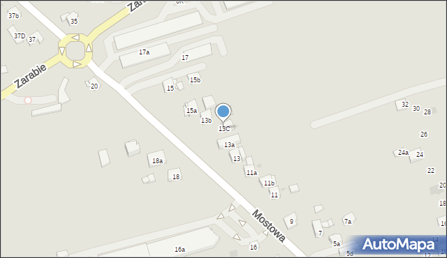 Dobczyce, Mostowa, 13C, mapa Dobczyce