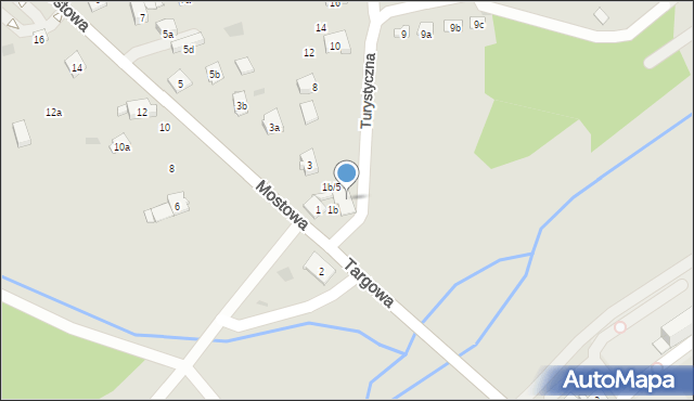 Dobczyce, Mostowa, 1b/2, mapa Dobczyce