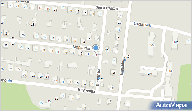 Dobre, Moniuszki Stanisława, 1, mapa Dobre