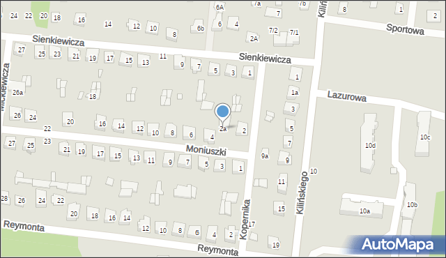 Dobre, Moniuszki Stanisława, 2a, mapa Dobre