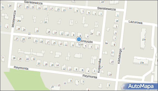 Dobre, Moniuszki Stanisława, 7, mapa Dobre