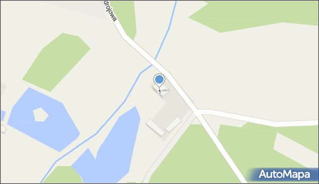 Dobrzyjałowo, Motycka, 5, mapa Dobrzyjałowo